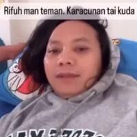 makan-kotoran-kuda-demi-konten-youtuber-dede-inoen-keracunan