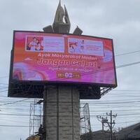 kpu-klaim-tak-tahu-iklan-jangan-golput--tonjolkan-angka-02-di-medan