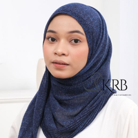 pashmina-gliter-rajut-biru---biru-dongker---navy---denim---turkis---frozen---babyblue
