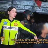 polda-jatim-klarifikasi-polwan-ganggu-orang-makan-minta-netizen-berhenti-framing