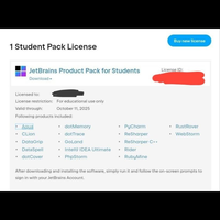 jetbrains-student-pack-license