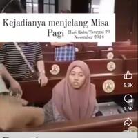 perempuan-berjilbab-bawa-pisau-masuk-gereja-di-surabaya-mengaku-dari-madura