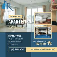 disewakan-apartemen-magna-residence-sudah-full-furnished