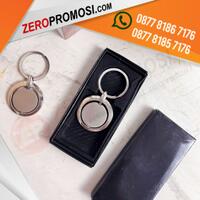 souvenir-gantungan-kunci-stainless-bulat-putar-custom-logo