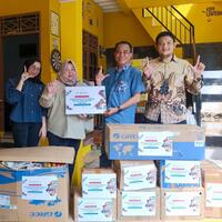 dukung-gerakan-literasi-infovesta-csr-donasi-buku-ke-tbm-lentera-pustaka-bogor