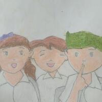 tiga-anak-sekolah-karya-saya-dari-bogor
