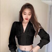 lilian-luxe-top---crop-top-wanita-korea-style-lengan-panjang-elegan--bonus-pulsa