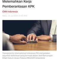 tii-rkuhap-potensial-melemahkan-kerja-pemberantasan-kpk