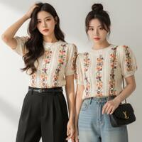 laura-knit-top-bordir-premium---atasan-rajut-wanita-kekinian-stylish--nyaman