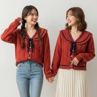 azumi-knit-top-rajut-wanita-kekinian---cardigan-crop-lengan-panjang-elegan-korea