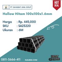 hollow-hitam-100x100x16mm