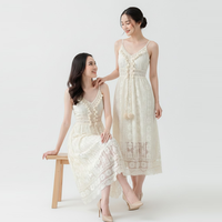 melvi-lace-dress-wanita-premium--dress-brokat-tali-adjustable-elegan-kekinian