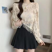 butterfly-crochet-outer-wanita--rajut-crop-kekinian-elegan--stylish
