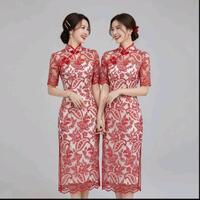xialin-cheongsam-dress-wanita-bordir-elegan--dress-imlek-modern-premium