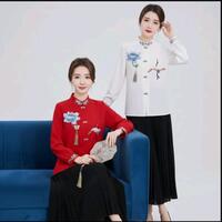 blouse-cheongsam-bordir-wanita-elegan-kekinian