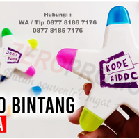 highlighter-bintang-custom-logo-souvenir-unik-untuk-anak-dan-perusahaan