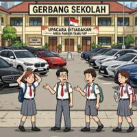 waduh-halaman-sekolah-buat-parkiran-siswa-smpn-di-jaksel-disuruh-pulang-cepat