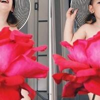 lucunya-ketika-makanan-dan-bunga-dijadikan-dress-oleh-ibu-ini
