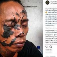 cinta-tanah-air-lelaki-ini-tato-wajahnya-dengan-peta-indonesia