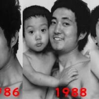 tanpa-baju-ayah-dan-anak-foto-bersama-selama-26-tahun