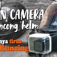 pasang-action-cam-di-dagu-helm-lancip
