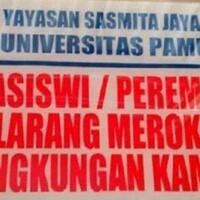 viral-papan-larangan-merokok-khusus-mahasiswi-di-unpam-rektor-beri-penjelasan