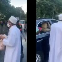 video-pria-berjubah-murka-ke-polisi-diduga-gegara-langgar-psbb