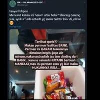 viral-curhatan--makan-permen-dari-bank-hukumnya-haram--publik-berdebat