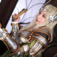 cantik--mulus-gadis-cantik-asal-korea-berdandan-ala-ranger-dari-black-desert