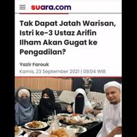 tak-dapat-jatah-warisan-istri-ke-3-ustaz-arifin-ilham-akan-gugat-ke-pengadilan