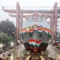 grse-meluncurkan-sandhayak-kapal-survey-pertama-untuk-angkatan-laut-india