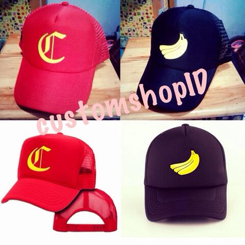 Terjual topi custom beanie hat snapback 