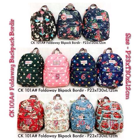 foldaway backpack cath kidston