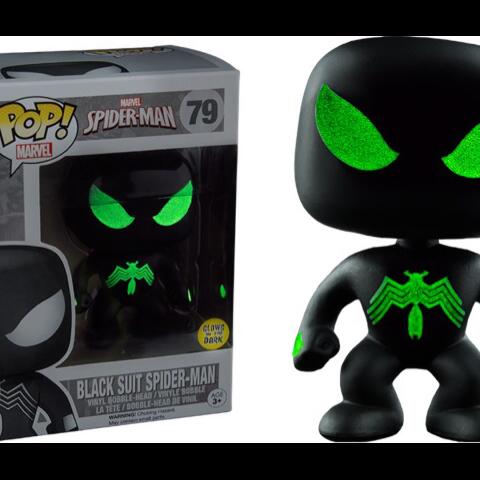 funko spiderman black suit