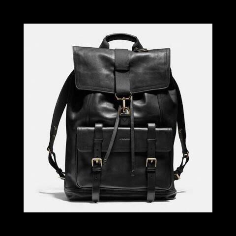 coach bleecker backpack black