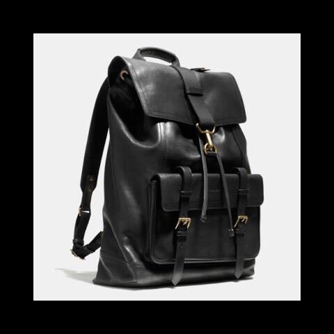 coach bleecker backpack black