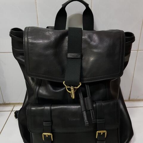coach bleecker backpack black
