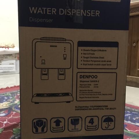 Terjual Dispenser Denpoo Xavier 2 Dispenser Air Minum 2 Kran Hot
