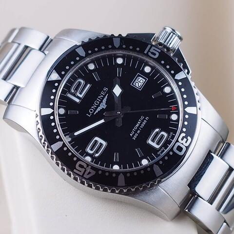 Longines Hydroconquest Automatic >> Longines Hydroconquest Automatic Black Steel 41mm Not Tag Heuer Longines Hydroconquest Automatic >> Longines Hydroconquest Automatic Black Steel 41mm Not Tag Heuer