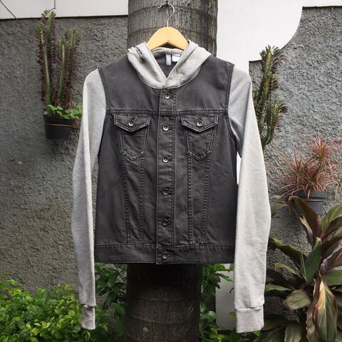 jaket denim pria h&m