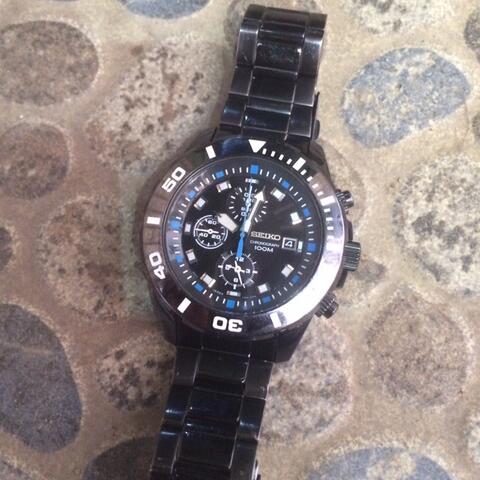 SEIKO Divers Finder 7T92-0NS0 Chronograph Watch ORIGINAL Japan Made