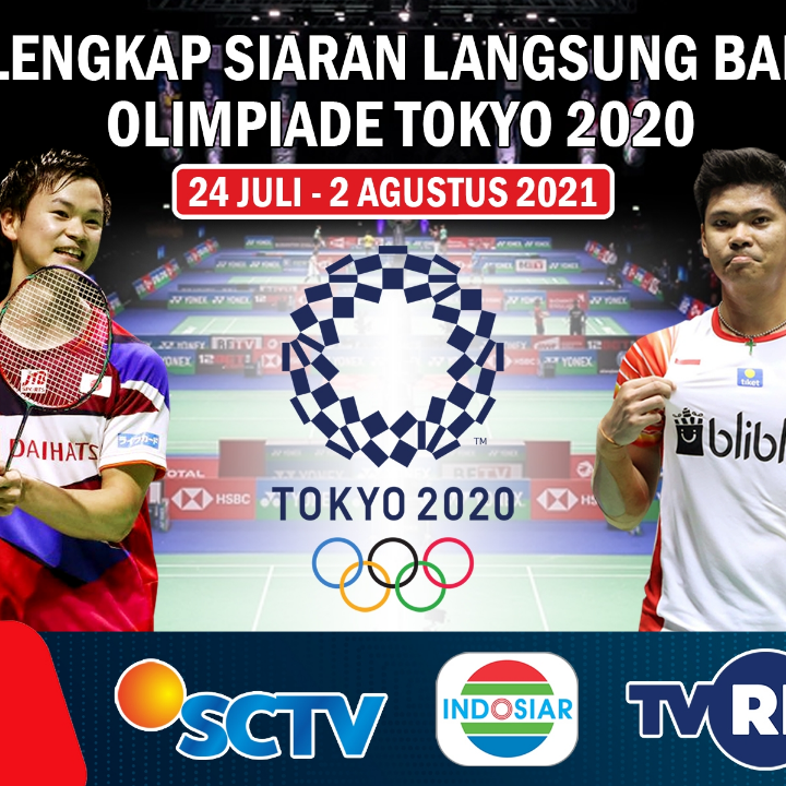 Yuk di Save!! Jadwal Siaran Langsung Badminton di Ajang Olimpiade Tokyo 2021