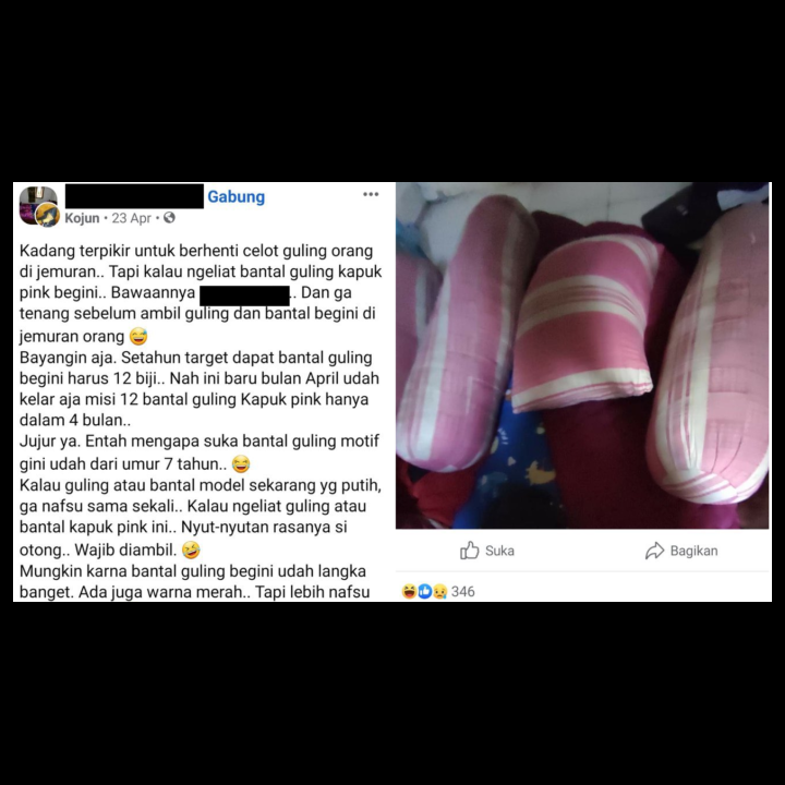 Pria Ini Terangsang Saat Melihat Bantal dan Guling Warna Pink, Fetish Model Baru Nih!