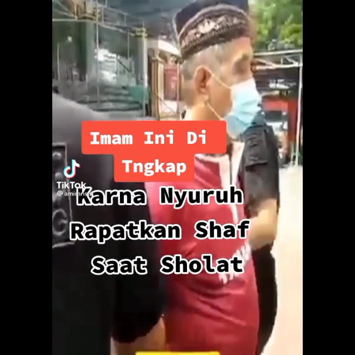 Imam Ditangkap Karena Nyuruh Rapatkan Shaf Saat Shalat, Fakta ato Hoax ??