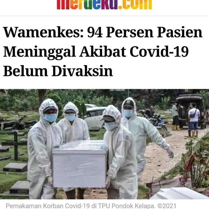 Luhut: Dari 5,1 juta Orang yg Telah Disuntik Sinovac,Cuma 54 Orang yg Meninggal Dunia