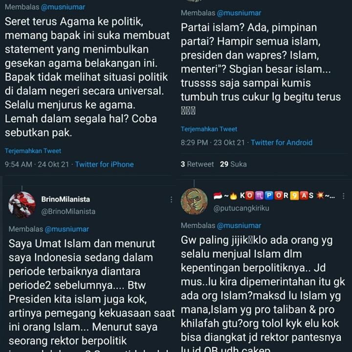 Gegara Sebut Umat Islam Lemah dalam Segala Hal, Musni Umar ‘Banjir’ Kritikan Netizen