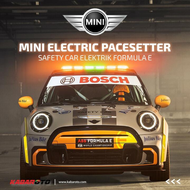 Mini Electric Pacesetter Jadi Safety Car Formula E