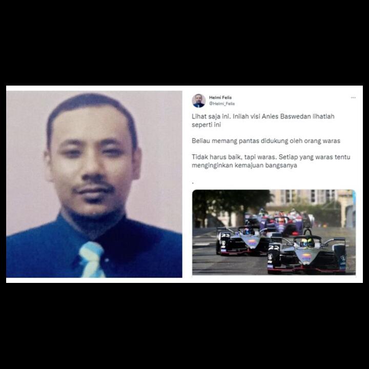 Formula E Raih Potensi Untung Sampai Rp2,5 T, Helmi Felis: Anies Baswedan Pantas