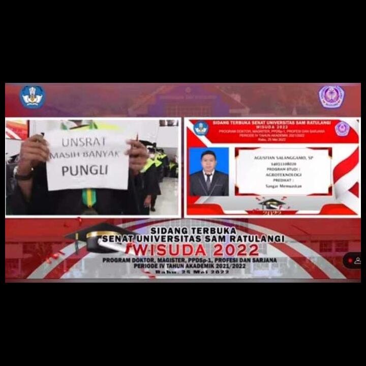 Heboh Wisudawan Ungkap Unsrat Masih Banyak Pungli, Pro Kontra Masyarakat Bermunculan