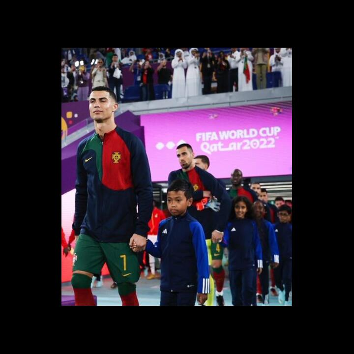 Viral! Gak Nyangka Bocah Asal Indonesia ini Jadi Pendamping Cristiano Ronaldo